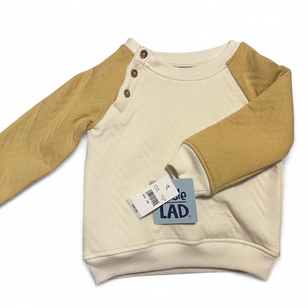 Little Lad baby Long Sleeve Sweat Shirt - new 18m